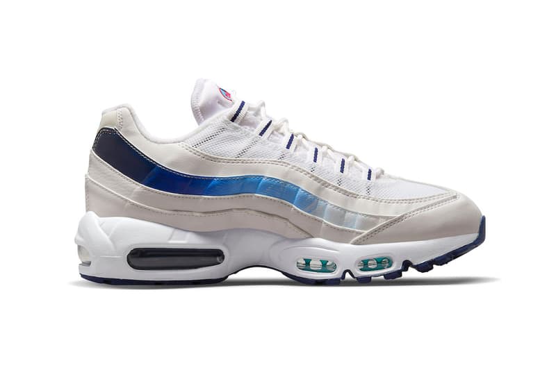 ナイキがサッカー・イングランド代表仕様のエアマックス95をリリース Nike Air Max 95 Pays Tribute to the "3 Lions" Just in Time for the 2022 FIFA World Cup soccer british england london white red blue