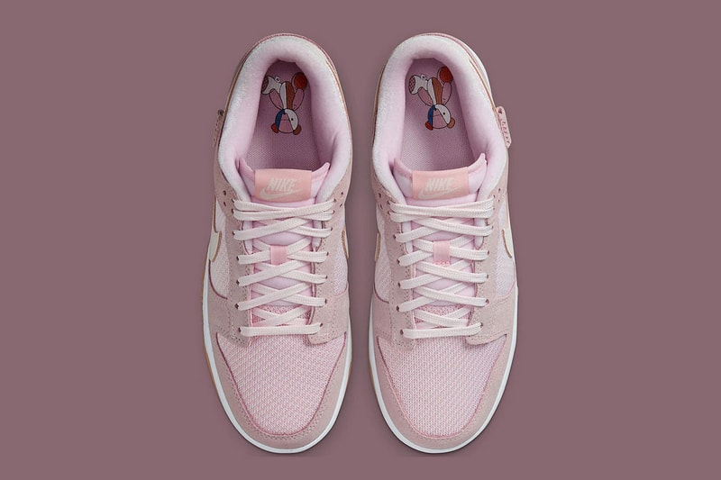 ”テディベア”を表現したナイキダンクローに別カラーウェイが浮上 nike pink teddy bear dunk low sneakers where to buy price release info