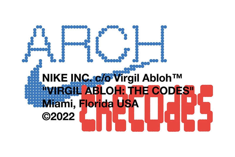 ナイキがヴァージル・アブローとのコラボレーションに焦点を当てた展覧会を開催 nike va securities virgil abloh the codes co architecture miami art info photos 