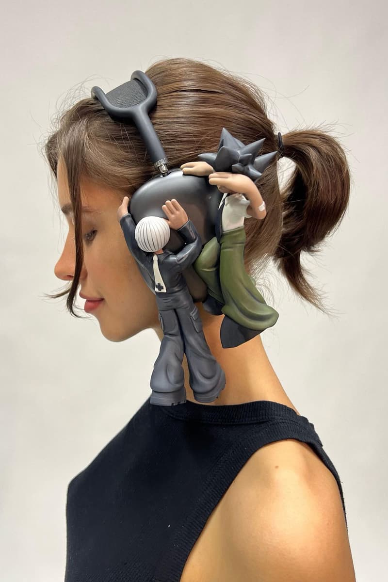 香港とロシアの気鋭アーティストがカスタムしたアップルエアポッツマックスを公開 offgod yalocaloffgod bandage boy drew air pods max solution glebkostinsolutions nobody bunny boy
