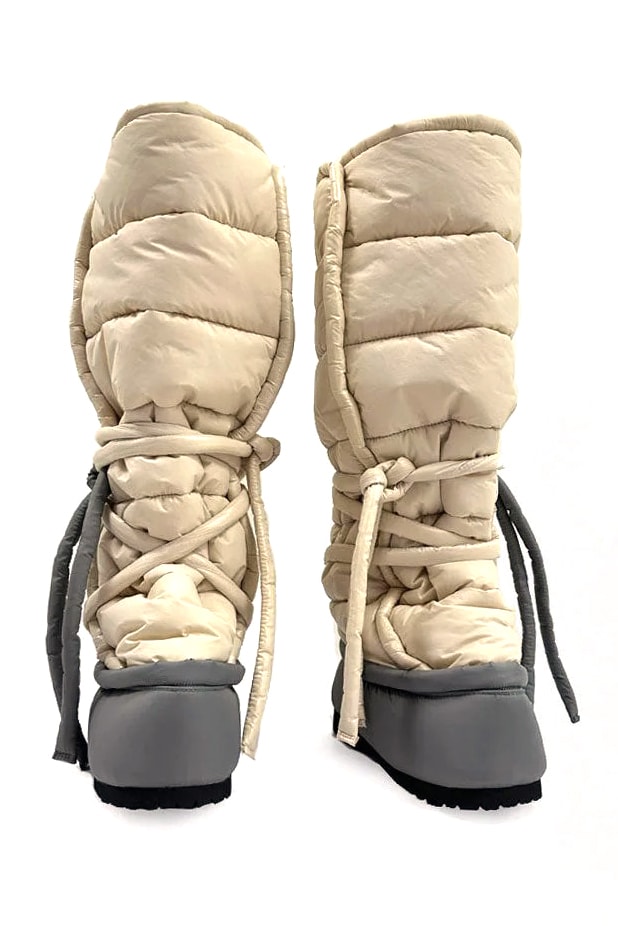 オットリンガーから1970年に一世を風靡した“ムーンブーツ”に着想を得た新作フットウェアが登場 OTTOLINGER MOON BOOT Black Cream High Low Cosima Gadient Christa Bösch Fall 2022 Winter Boots Shoes Futuristic Retro Release Info