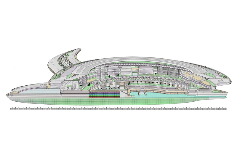 ウミガメのように見える巨大な浮遊都市が2040年代に登場か？ Lazzarini Design Studio Saudi Arabia Pangeos terayacht 8 billion usd floating city megaproject info 