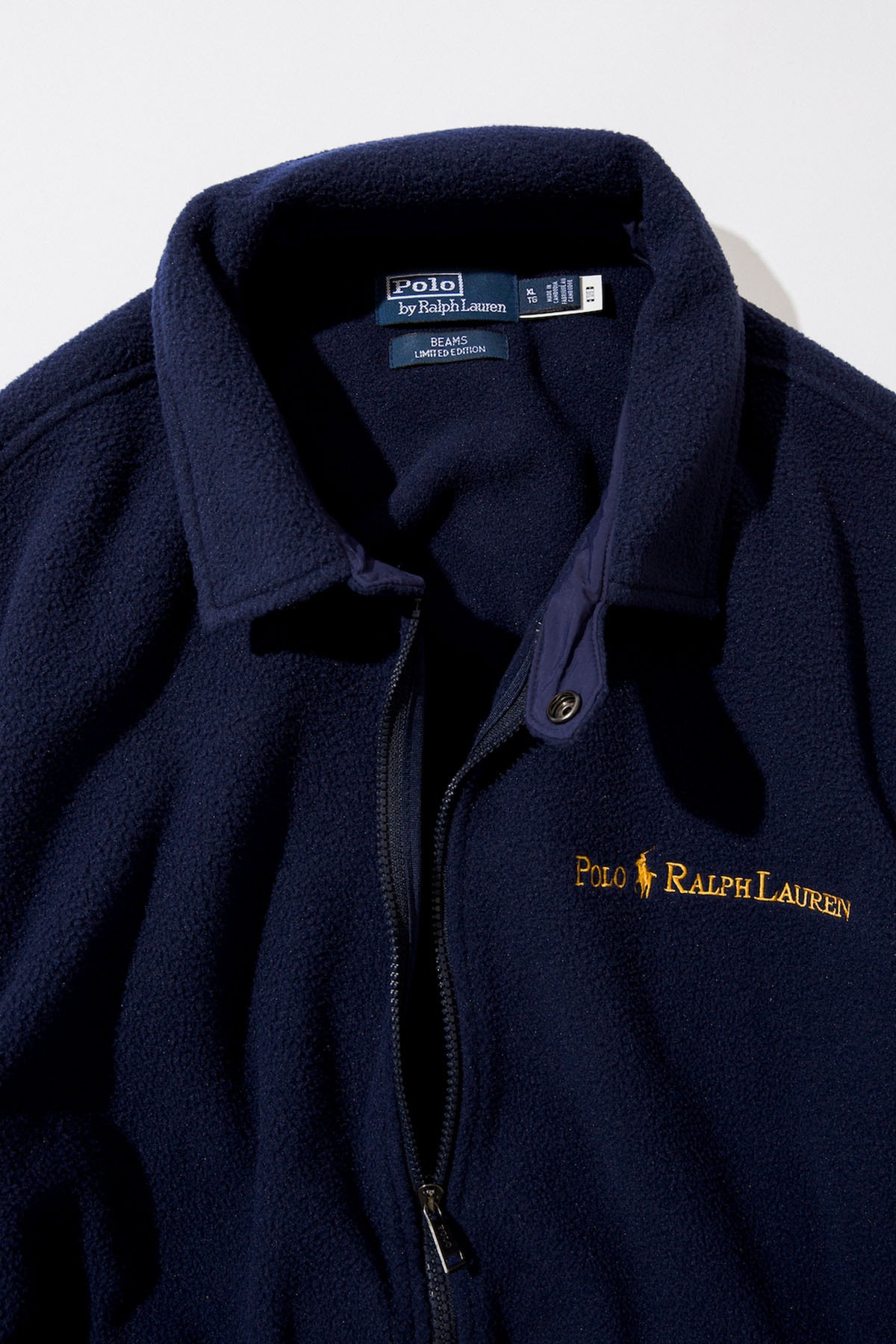 ビームスがポロラルフローレンに別注したロゴ・コレクション第2弾がリリース  BEAMS releases Polo Ralph Lauren's bespoke navy and gold logo collection.