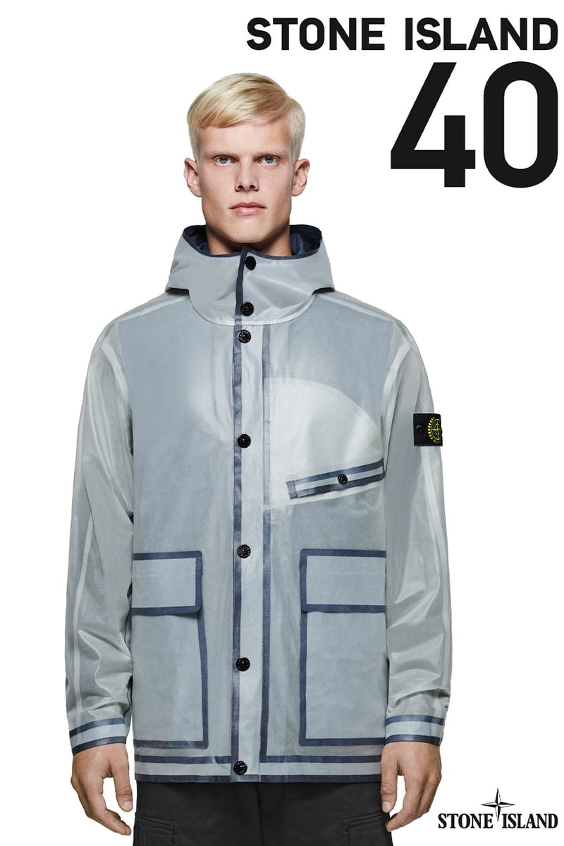 ストーンアイランドから暗闇で発光するフーデッドジャケットが登場　Stone Island “Luminescent Poly Cover Composite” has released 