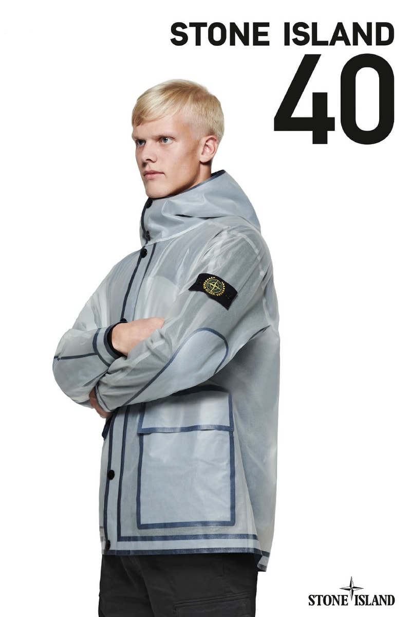 ストーンアイランドから暗闇で発光するフーデッドジャケットが登場　Stone Island “Luminescent Poly Cover Composite” has released 
