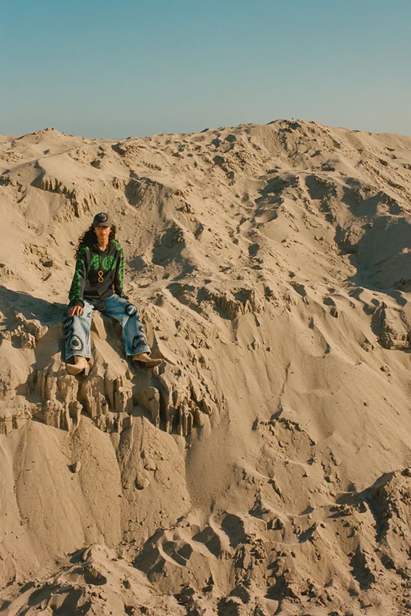 ステューシーとドリス・ヴァン・ノッテンによるコラボコレクションのルックが公開 Stussy Dries Van Noten Holiday 22 Collection Collaboration Streetwear Fashion Style Dover Street Market Beach Abstract 