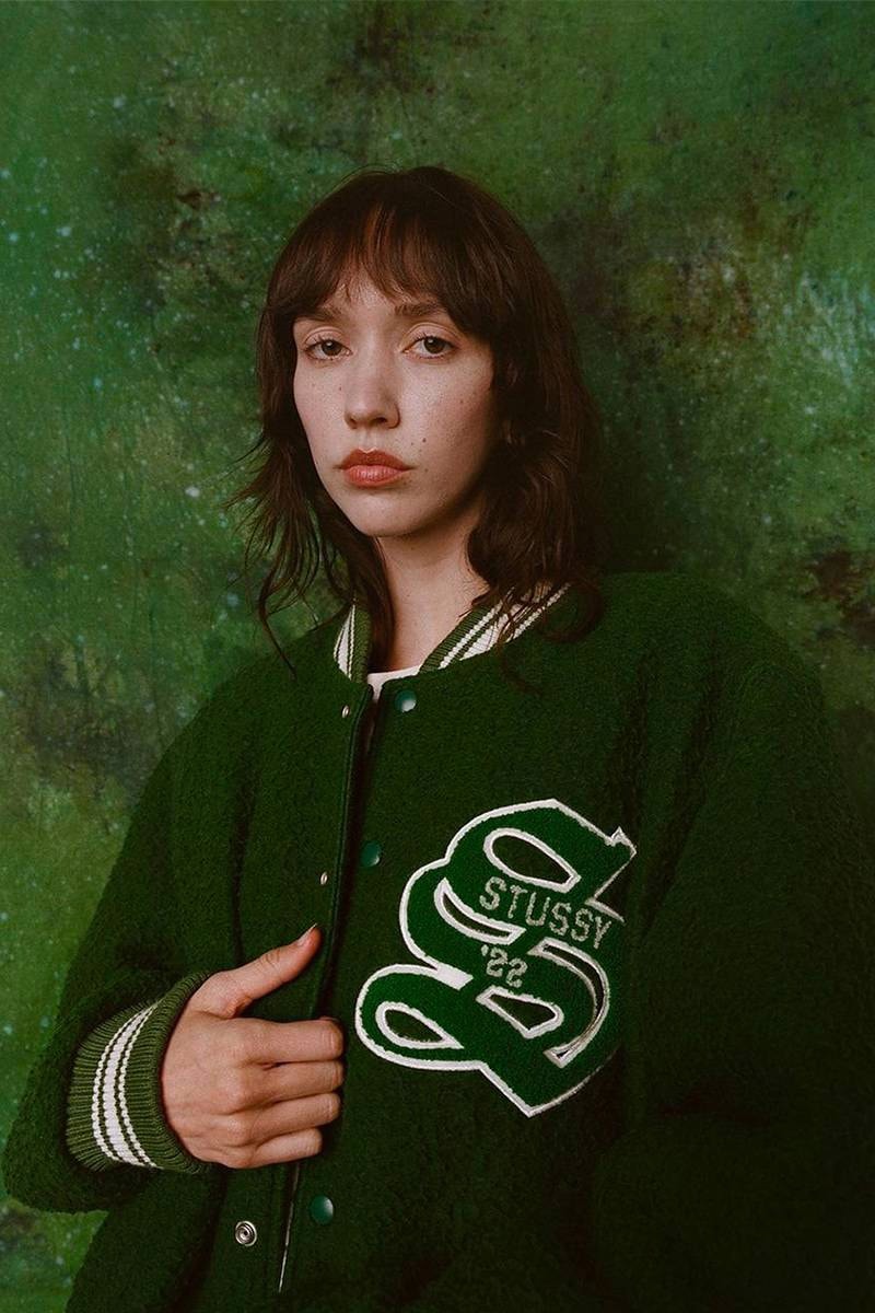ステューシーが2022年ホリデーコレクション第2弾をドロップ Stüssy Delivers Second Holiday '22 Drop collection fall winter 2022 fw22 leatterman jacket varsity chore jacket army print vest