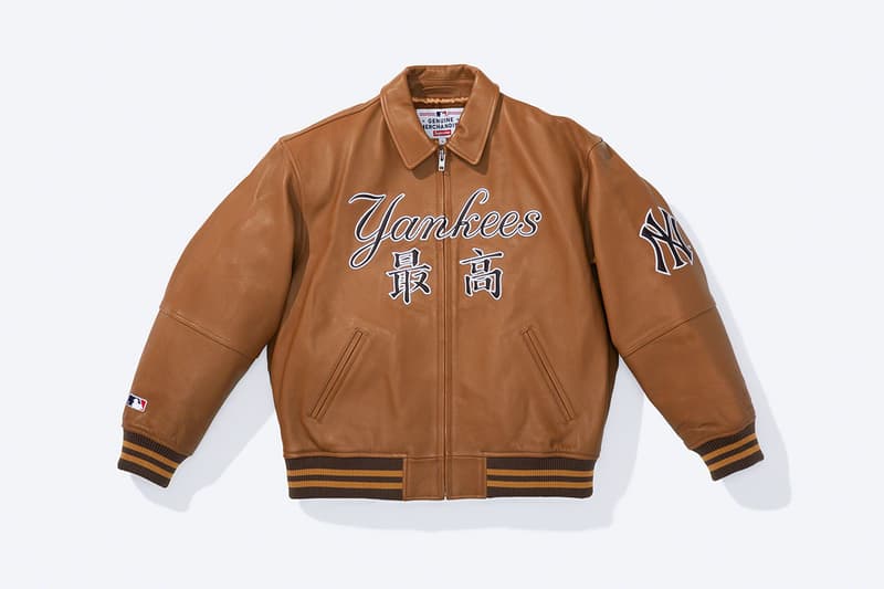 シュプリーム x MLB ニューヨーク・ヤンキースによる 2022年秋冬シーズンのコラボコレクションが登場 Supreme x MLB New York Yankees collab collection 2022 fall winter release info