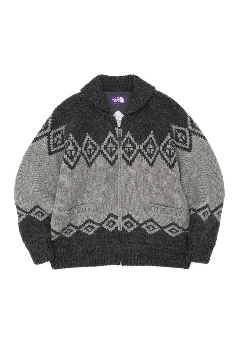 ザノースフェイスパープルレーベルがゴアテックスを採用したセーターを発売 The North Face Purple Label New GORE-TEX INFINUM Sweater Beige Black Outerwear Winter Fall 2022 Fashion Style 