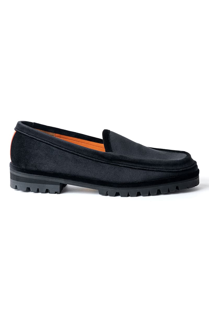 タイトブースがブロームとのコラボシューズ “ベルベットラットローファー”を発売 tightbooth blohm velvet rat loafer release info