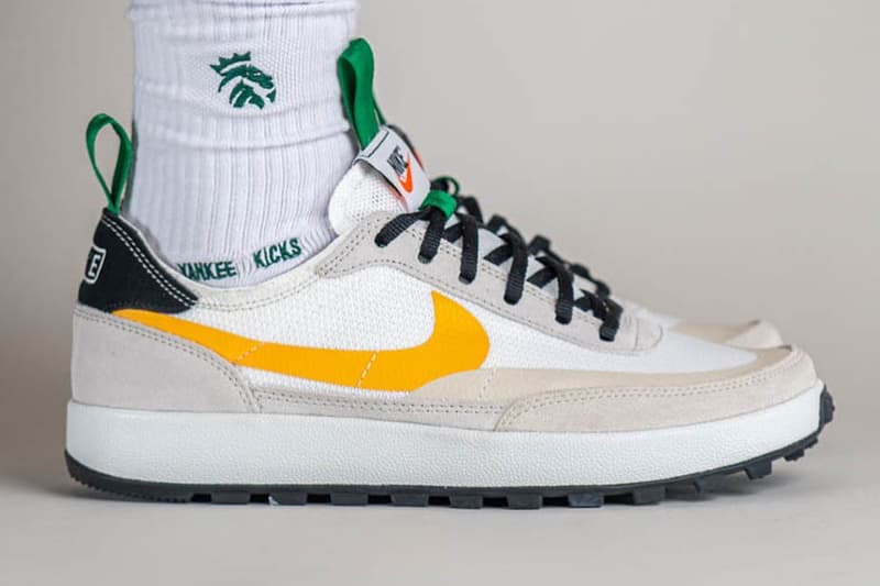 トムサックス x ナイキクラフト ジェネラル パーパス シューズのニューカラーをチェック Tom Sachs NikeCraft General Purpose Shoe White Release Nike Info Yellow Green DA6672 date store list buying guide photos price