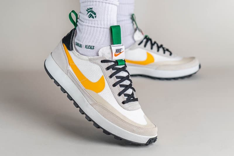 トムサックス x ナイキクラフト ジェネラル パーパス シューズのニューカラーをチェック Tom Sachs NikeCraft General Purpose Shoe White Release Nike Info Yellow Green DA6672 date store list buying guide photos price