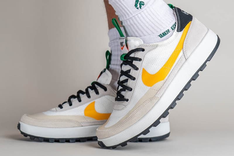 トムサックス x ナイキクラフト ジェネラル パーパス シューズのニューカラーをチェック Tom Sachs NikeCraft General Purpose Shoe White Release Nike Info Yellow Green DA6672 date store list buying guide photos price