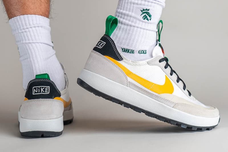 トムサックス x ナイキクラフト ジェネラル パーパス シューズのニューカラーをチェック Tom Sachs NikeCraft General Purpose Shoe White Release Nike Info Yellow Green DA6672 date store list buying guide photos price