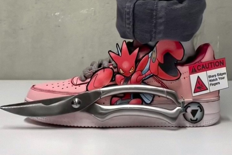 VØID が『ポケモン』シリーズに登場する“ハッサム”をモチーフにしたカスタム Air Force 1を発表