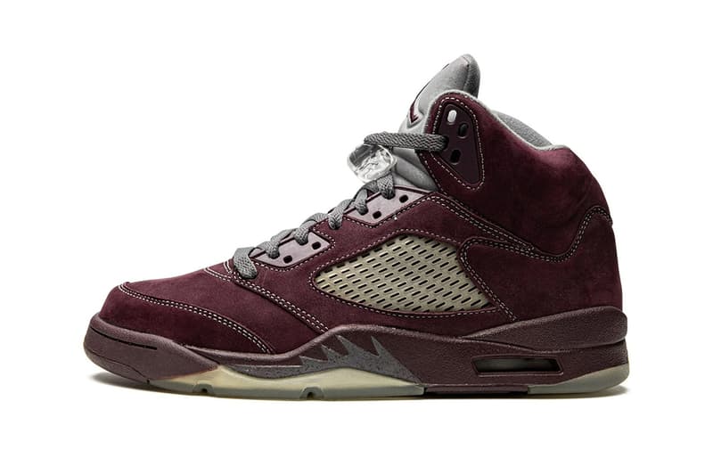 ジョーダン ブランドからエアジョーダン 5 “バーガンディ” が17年ぶりに復刻 Air Jordan 5 Burgundy DZ4131 600 release date info store list buying guide photos price 