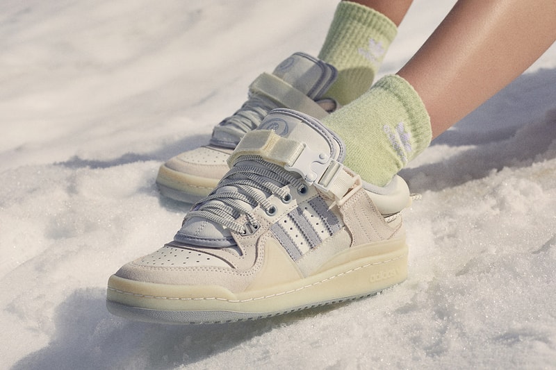 バッドバニーとアディダス フォーラム バックル ローから新色 “クラウド ホワイト”が登場 bad bunny adidas forum low white HQ2153 release date info store list buying guide photos price 