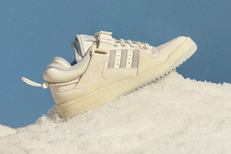 バッドバニーとアディダス フォーラム バックル ローから新色 “クラウド ホワイト”が登場 bad bunny adidas forum low white HQ2153 release date info store list buying guide photos price 