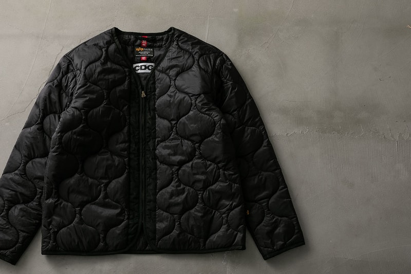 CDG x Alpha Industries から1970〜80年代のプロダクトを復刻させた2型のアイテムが登場