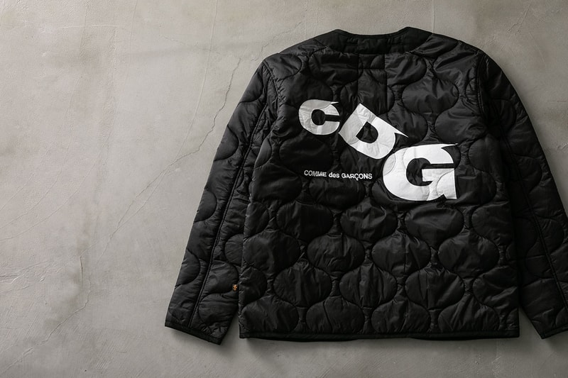 CDG x Alpha Industries から1970〜80年代のプロダクトを復刻させた2型のアイテムが登場