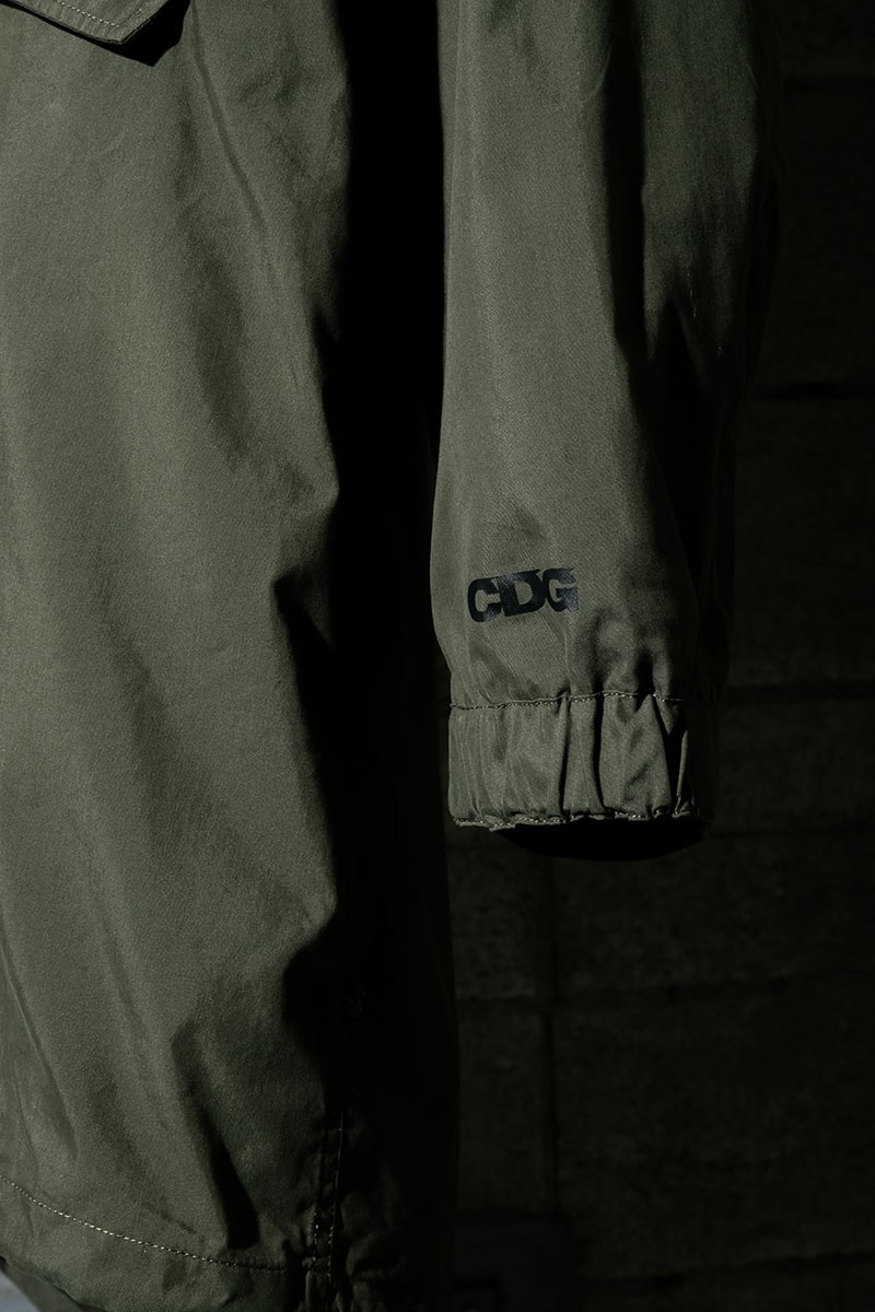 CDG x Alpha Industries から1970〜80年代のプロダクトを復刻させた2型のアイテムが登場