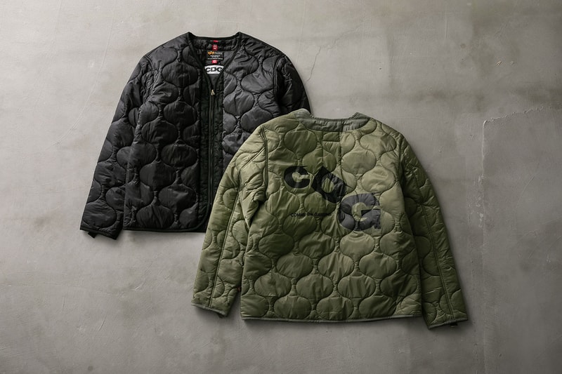 CDG x Alpha Industries から1970〜80年代のプロダクトを復刻させた2型のアイテムが登場