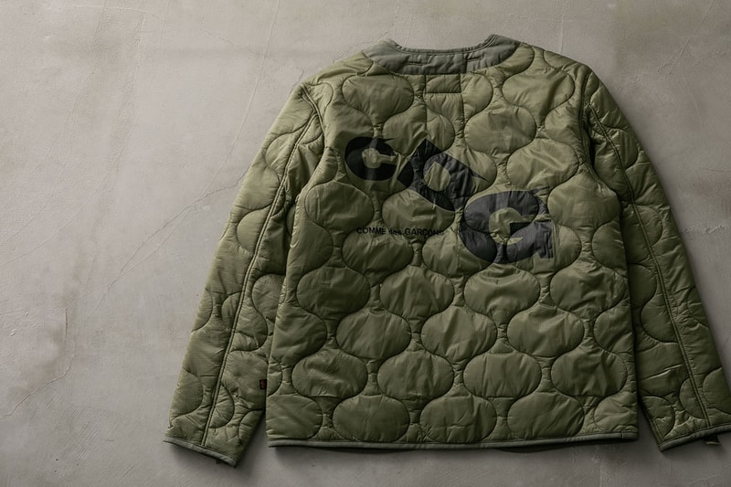 CDG x Alpha Industries から1970〜80年代のプロダクトを復刻させた2型のアイテムが登場