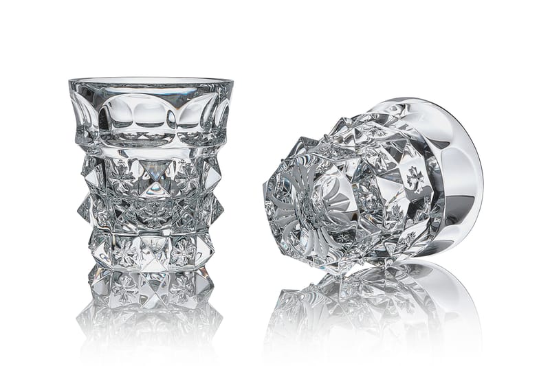 新品未使用◆クロムハーツ×バカラ◆Chrome hearts×Baccarat◆ロックグラス　CHプラス◆専用BOX◆専用コースター◆インテリア◆装飾品