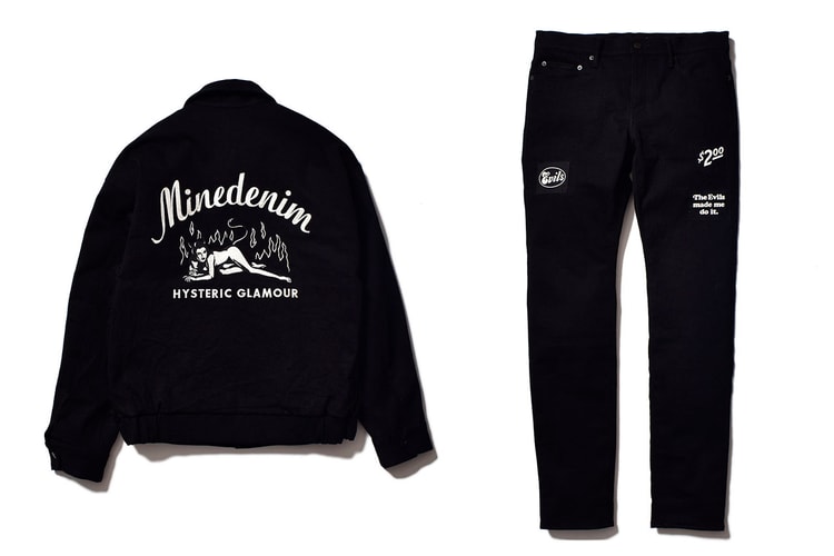 HYSTERIC GLAMOUR x MINEDENIM がコラボコレクションをローンチ
