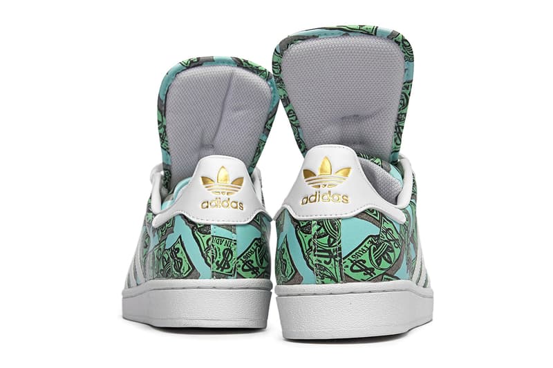 アディダスxジェレミースコットによる最新コラボモデル スーパースター “マネー”が発売 Jeremy Scott x adidas Originals Superstar "Money" Dollar Print JS HP6596 Release Information Drops Three Stripes OG Sneakers