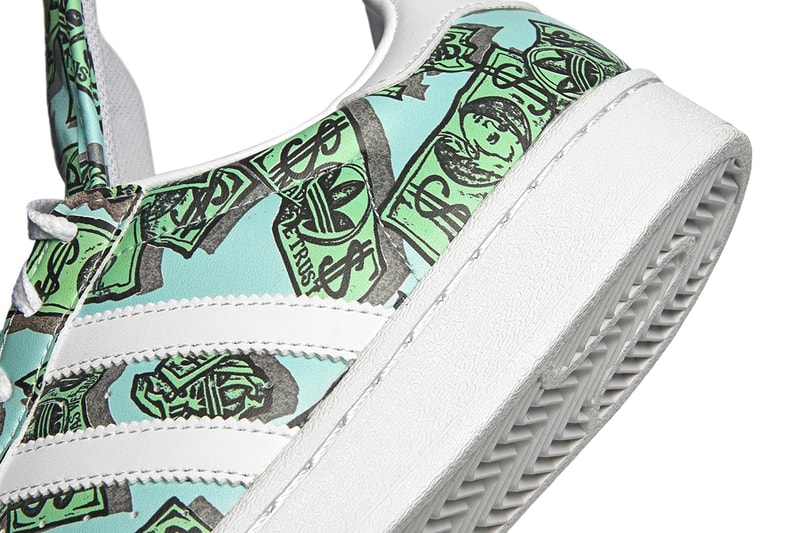 アディダスxジェレミースコットによる最新コラボモデル スーパースター “マネー”が発売 Jeremy Scott x adidas Originals Superstar "Money" Dollar Print JS HP6596 Release Information Drops Three Stripes OG Sneakers