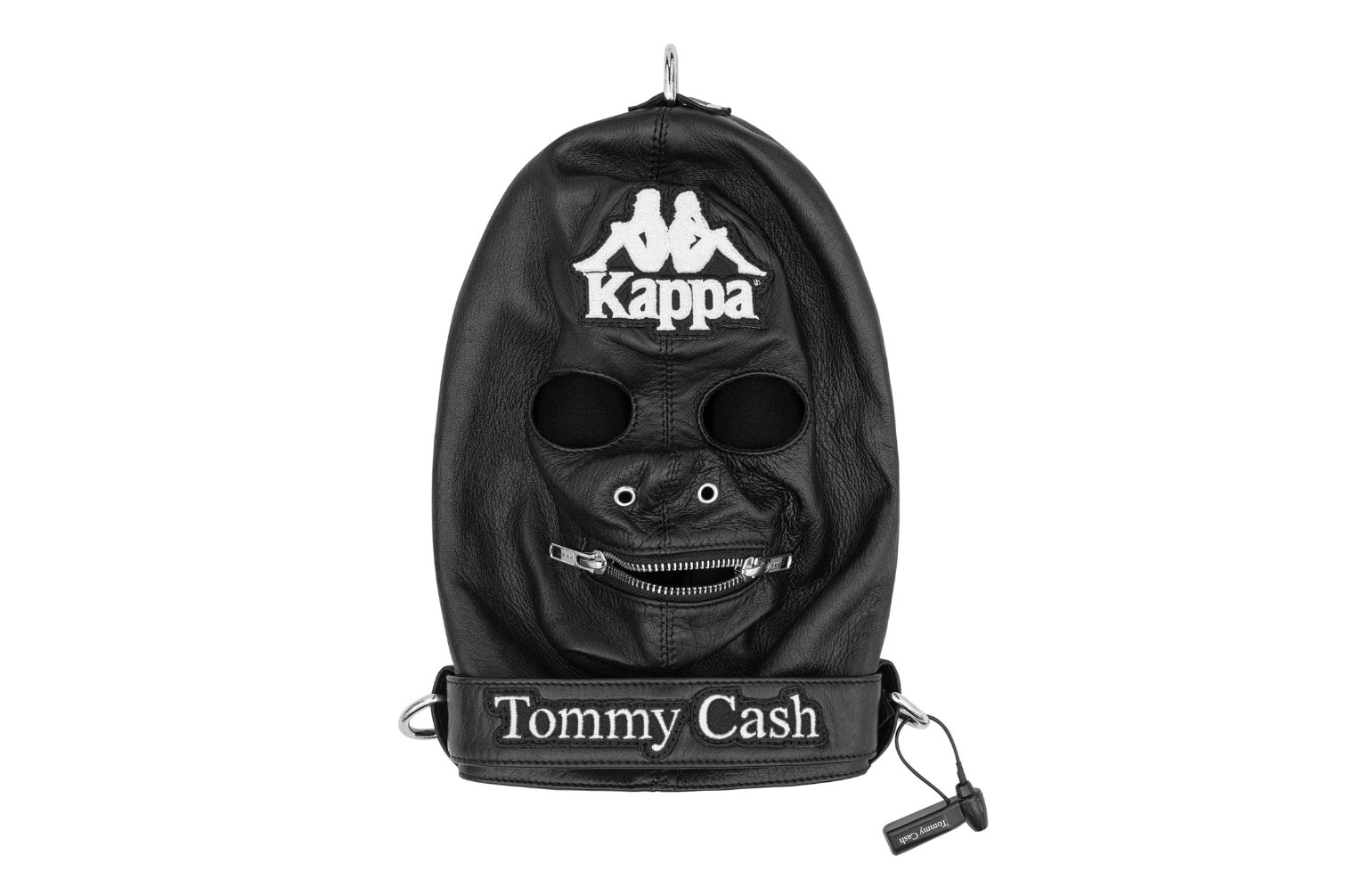 トミー・キャッシュとカッパがコラボフェイスマスクを発売 Kappa Tommy Cash Leather Gimp Mask release 