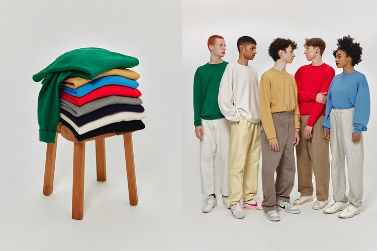 KAPTAIN SUNSHINE x John Smedley によるオリジナルのニットスウェットが発売