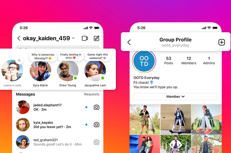 メタがインスタグラムが短文投稿ができる新機能ノーツを開始すると発表 Instagram New Feature Announcement Notes Short Message Posts Roll Out DMs 24 Hours 60 Character Twitter