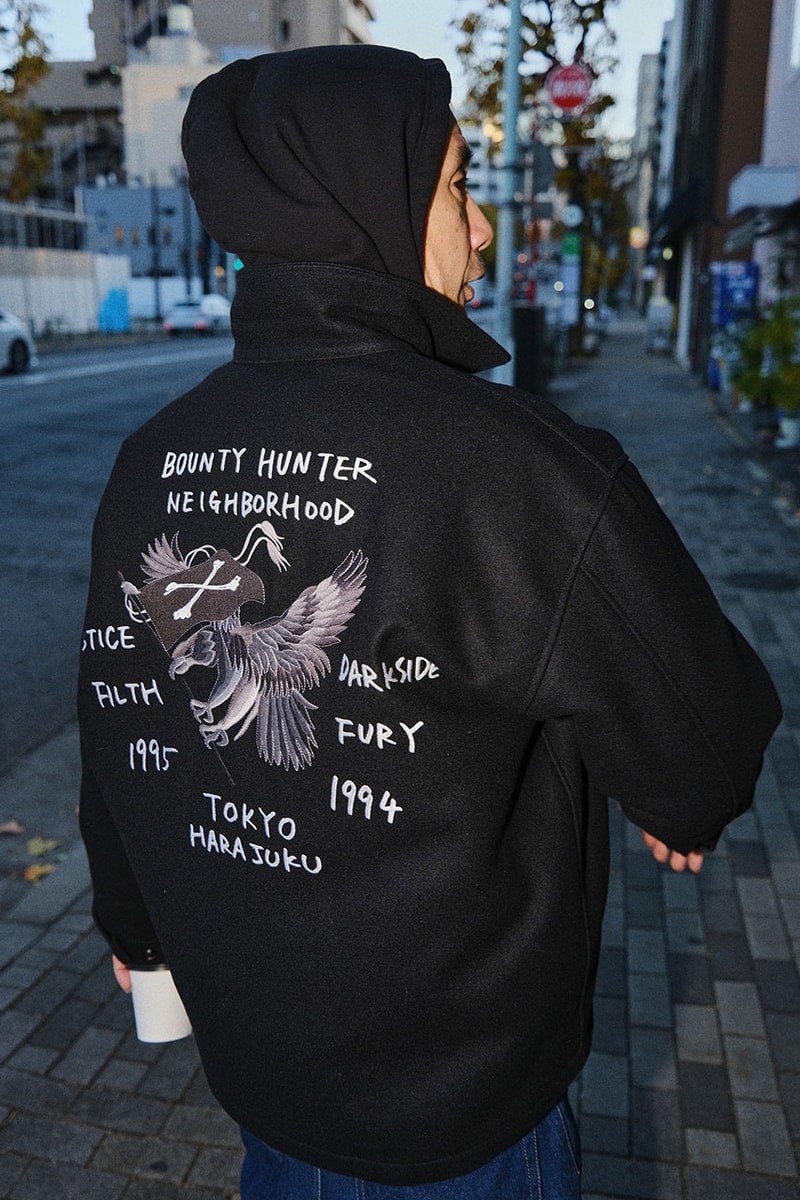 ネイバーフッドが2023年の初売りアイテムを発表 neighborhood Futura Laboratories BOUNTY HUNTER collab items release info