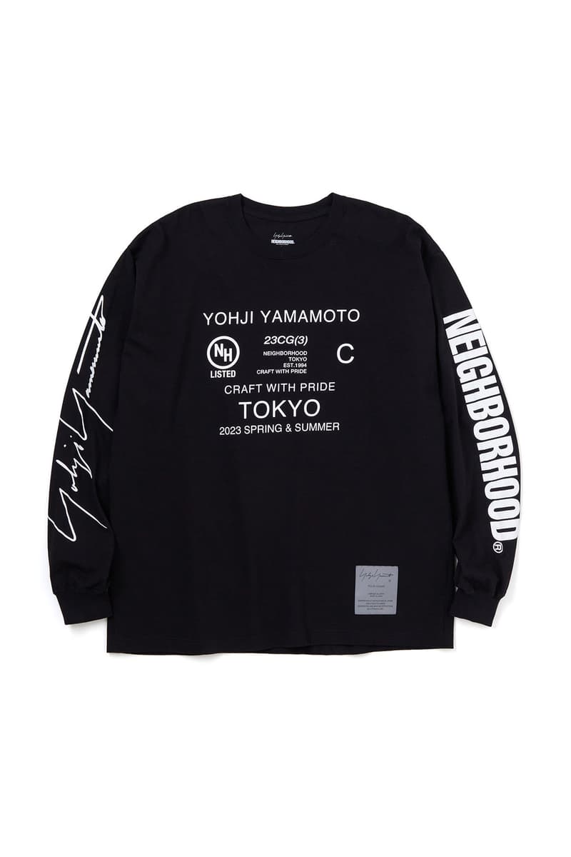 ネイバーフッド x ヨウジヤマモト プールオムのコラボコレクションがローンチ NEIGHBORHOOD x Yohji Yamamoto POUR HOMME collab collaction release info