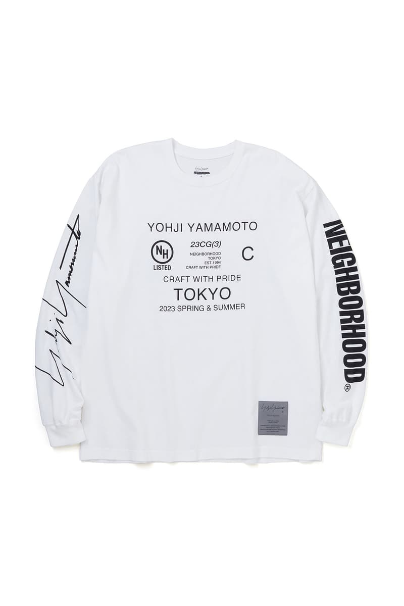 ネイバーフッド x ヨウジヤマモト プールオムのコラボコレクションがローンチ NEIGHBORHOOD x Yohji Yamamoto POUR HOMME collab collaction release info