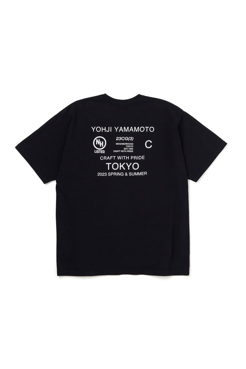 ネイバーフッド x ヨウジヤマモト プールオムのコラボコレクションがローンチ NEIGHBORHOOD x Yohji Yamamoto POUR HOMME collab collaction release info