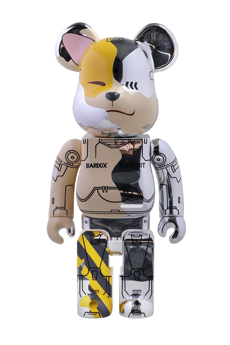 ナードユニット x バルドックス x メディコムトイのトリプルコラボ ベアブリックが登場 NERDUNIT BARDOX MEDICOM TOY Triple Collaboration BE@RBRICK 1000% model Release Info