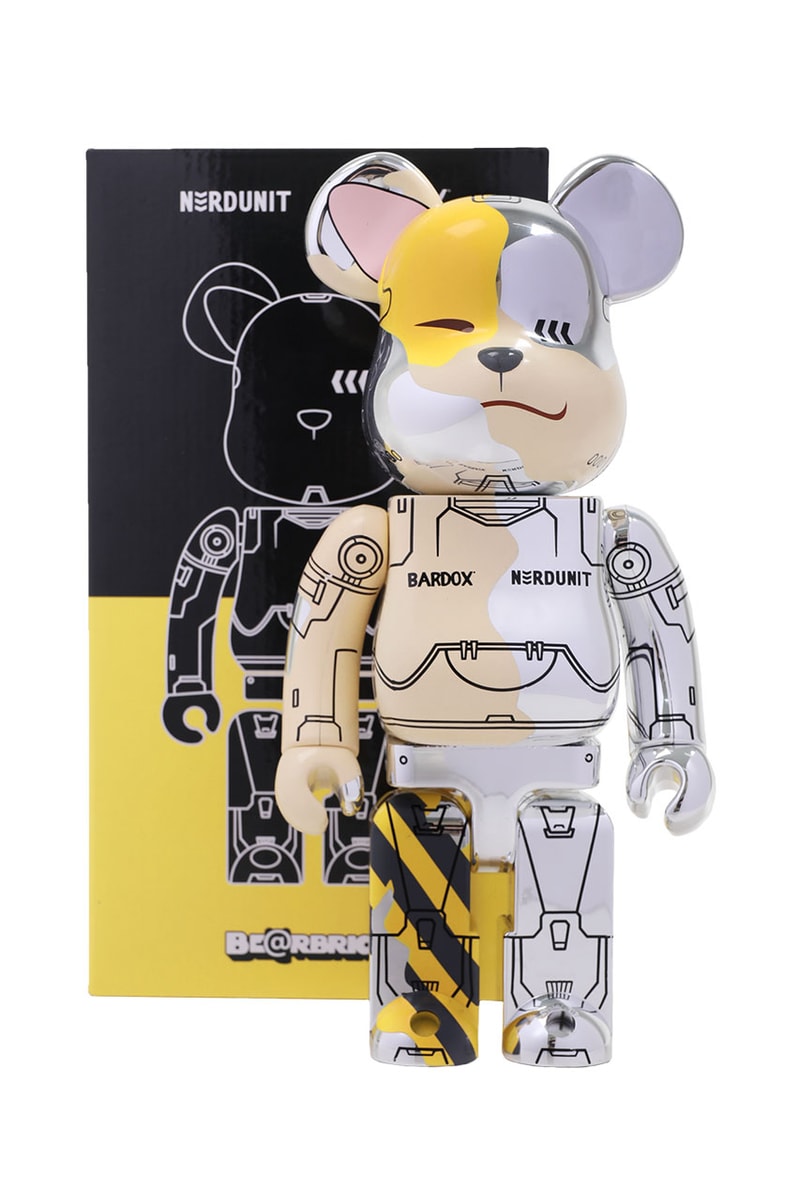 ナードユニット x バルドックス x メディコムトイのトリプルコラボ ベアブリックが登場 NERDUNIT BARDOX MEDICOM TOY Triple Collaboration BE@RBRICK 1000% model Release Info