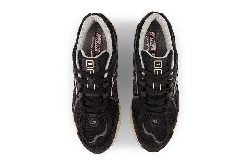 ニューバランス1906R “プロテクションパック”からブラックを纏った新色モデルが登場 New Balance 1906r "Protection Pack" Black release information torn sneakers footwear hype