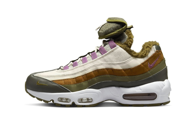 ナイキから取り外し可能なポーチを備えたエアマックス 95 “N7”が登場 nike air max 95 n7 removable stash pocket native american indigenous green yellow lilac purple release info date price