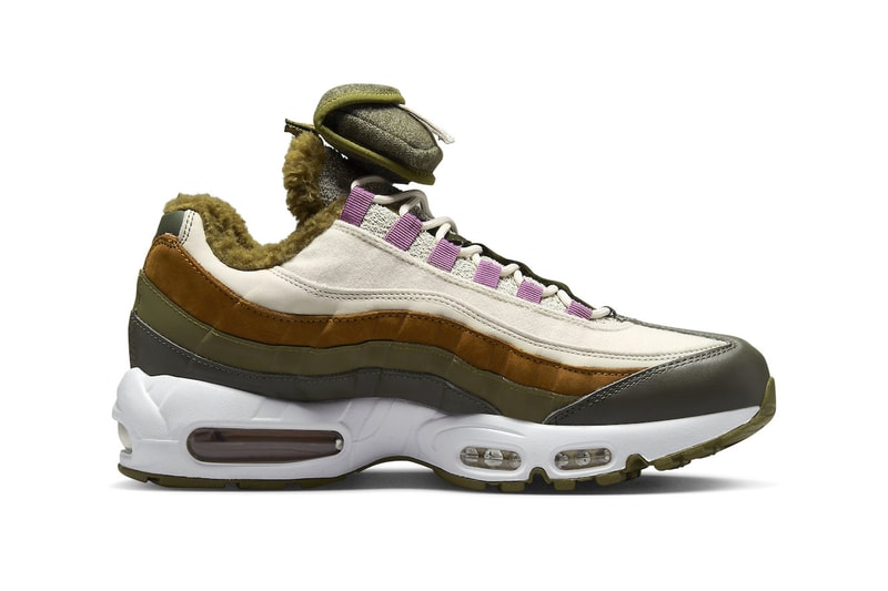 ナイキから取り外し可能なポーチを備えたエアマックス 95 “N7”が登場 nike air max 95 n7 removable stash pocket native american indigenous green yellow lilac purple release info date price