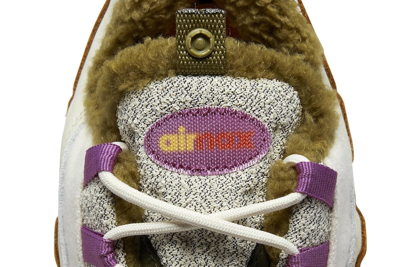 ナイキから取り外し可能なポーチを備えたエアマックス 95 “N7”が登場 nike air max 95 n7 removable stash pocket native american indigenous green yellow lilac purple release info date price