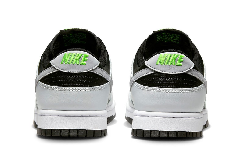 ナイキ ダンク ローの人気モデル “リザーブパンダ”にアクセントを加えた1足が登場 Nike Dunk Low Neon "Reverse Panda" FD9756-001 release information sneakers hype footwear menswear