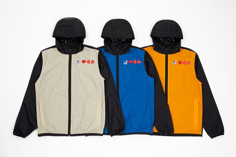 プレイ コムデギャルソン x ケーウェイのコラボアイテム第2弾が発売 PLAY COMME DES GARÇONS x K-WAY collab jackets drop 2 release info