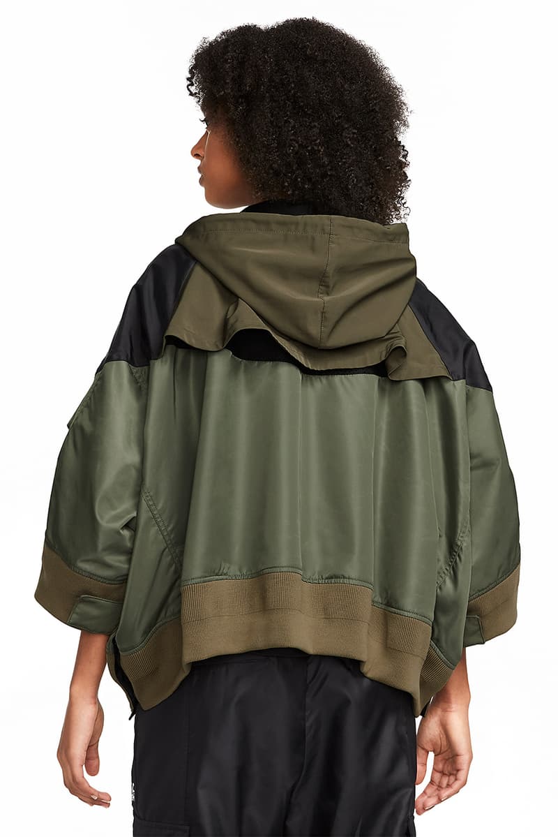 サカイ x ナイキによる2022年秋冬シーズンの最新アパレルコレクションをチェック sacai nike trench jacket cargo pants hooded jacket hoodie tee chitose abe release date info store list buying guide photos price 