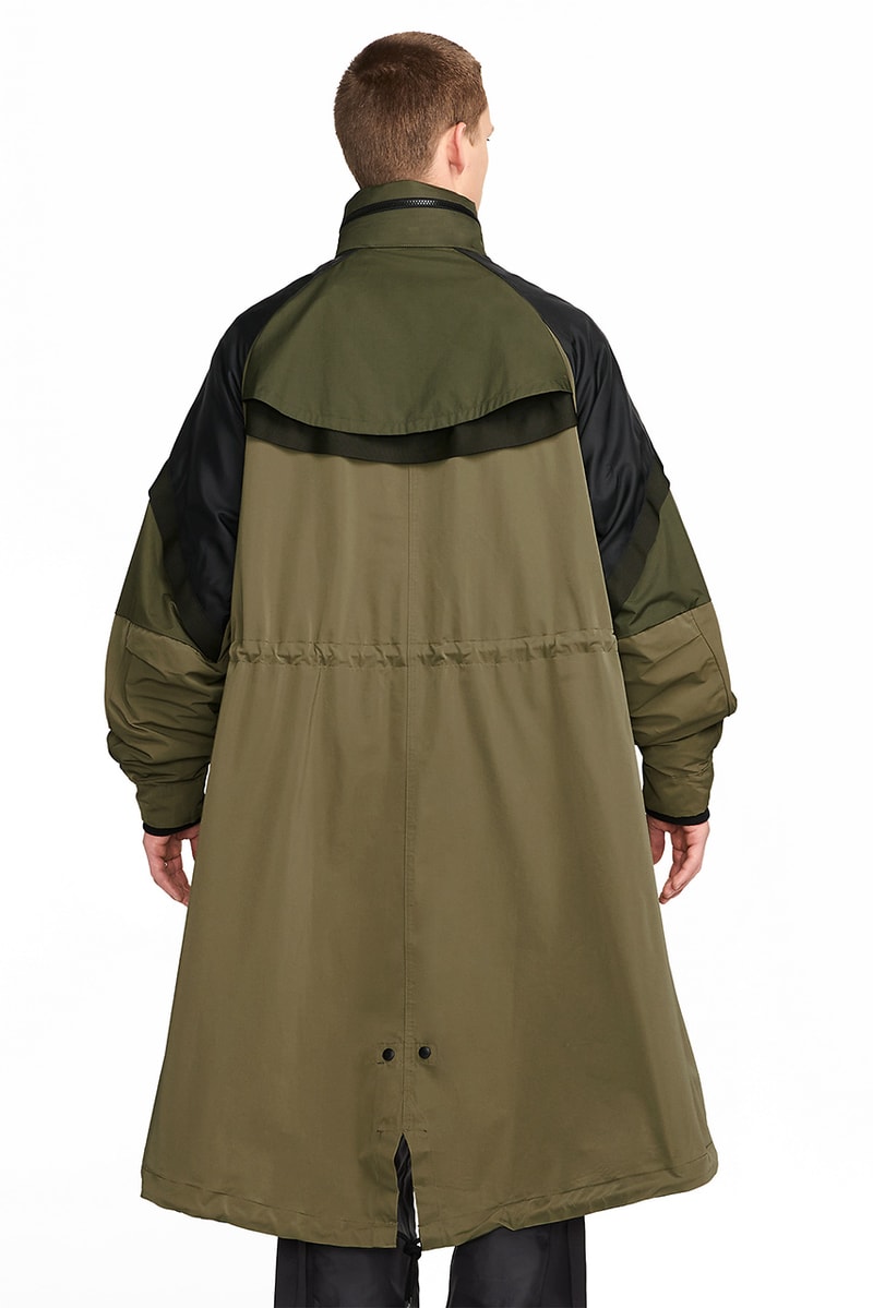 NIKE×sacai 買い換え コラボトレンチジャケット Trench