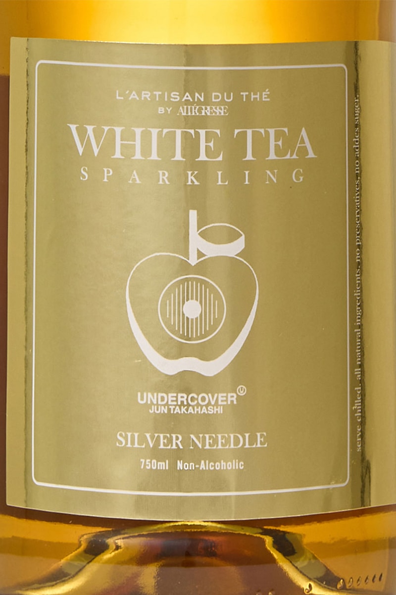 UNDERCOVER が 日本発のビバレッジブランド ラルチザン デュ テとのコラボドリンクを発売 UNDERCOVER L’ ARTISAN DU THÉ Collabo Non Alcohol Drink White Tea Sparkling Release Info