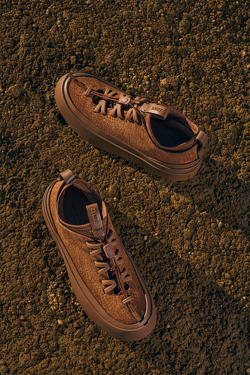 ZEGNA が MRBAILEY® とのコラボレーションスニーカーを発売